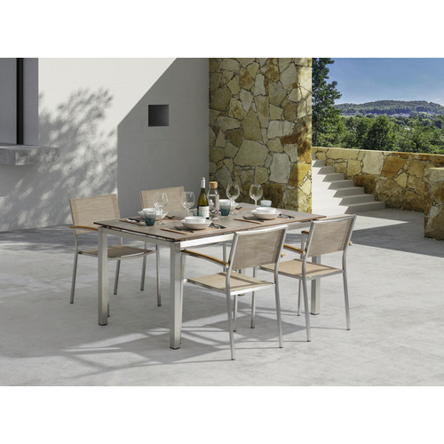 Thumbnail - acamp® Sessel-Set »SKYE«, 6 Sitzplätze, Polyester - silberfarben