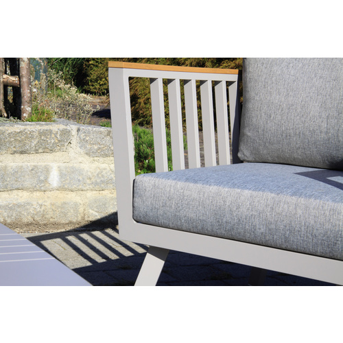 Thumbnail - acamp® Loungeset »GONDOLA«, 4 Sitzplätze, Polyester, inkl. Auflagen - grau