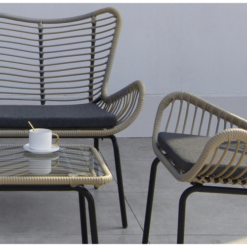 acamp® Loungeset »KORFU«, 4 Sitzplät...