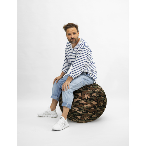 Sitting Ball Sitzsack »Sitting Ball CAMO«, olivgrün, Ø 65 cm - gruen