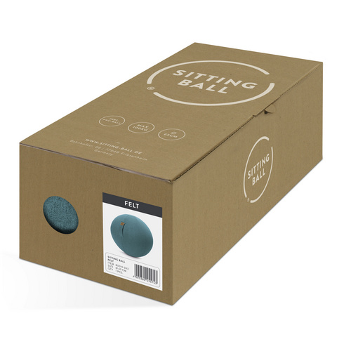 Thumbnail - Sitting Ball Sitzball »Sitting Ball FELT«, Ø 65 cm, Polyester - blau