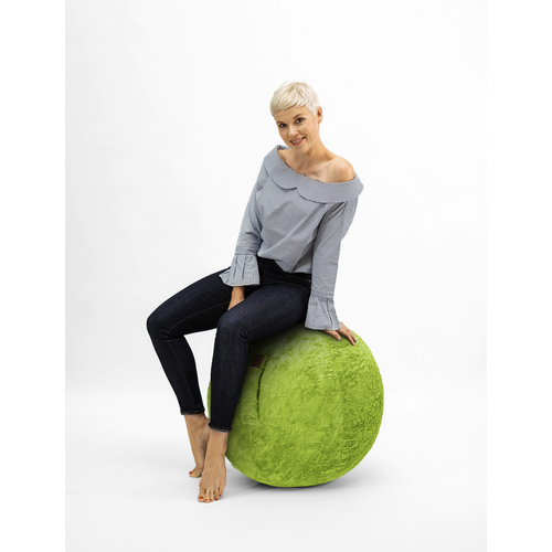 Sitting Ball Sitzsack »Sitting Ball FLUFFY STARS«, grün, Ø 65 cm - gruen