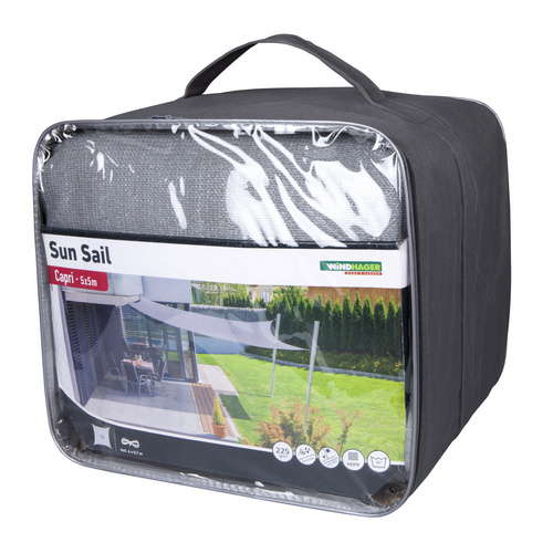 Thumbnail - WINDHAGER Sonnensegel, Quadratisch - grau