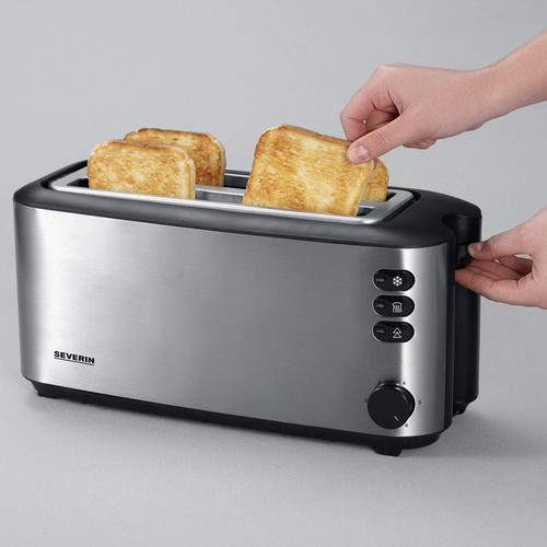 SEVERIN Toaster, edelstahlfarben, 240 V ...