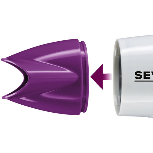 SEVERIN Haartrockner, weiss violett