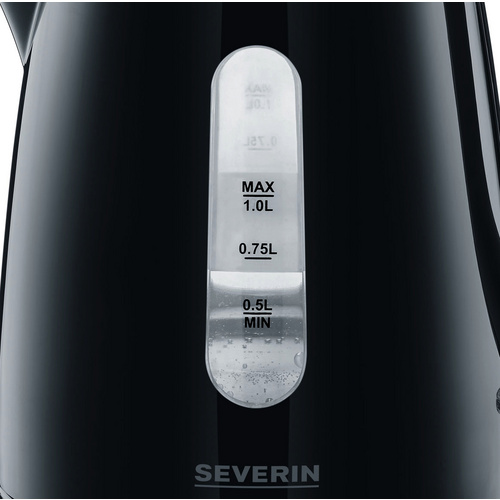 SEVERIN Wasserkocher, 1 l, 2200 w - schw...