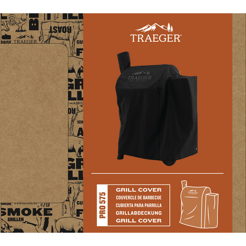 Traeger Grill-Abdeckhaube, schwarz, LxBx...