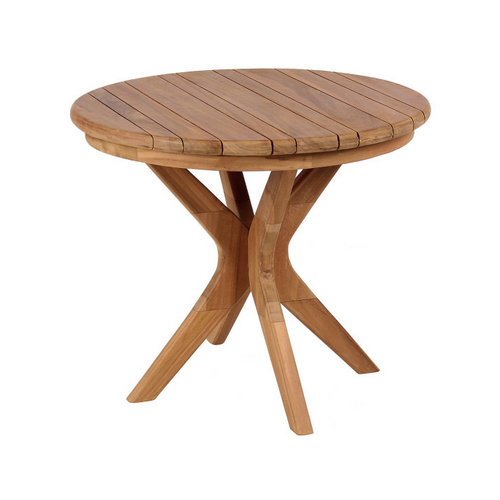 DEVRIES Beistelltisch »Woodie«, BxHxT: 60 x 50 x 60 cm, Tischplatte: Teakholz – braun