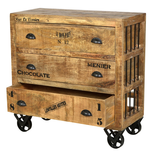 Thumbnail - SIT Kommode »RUSTIC«, Mangoholz/Metall - braun