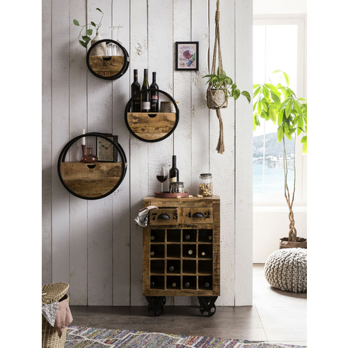 Thumbnail - SIT Wandregal »SIDNEY«, 1 Fachboden, Holz - braun