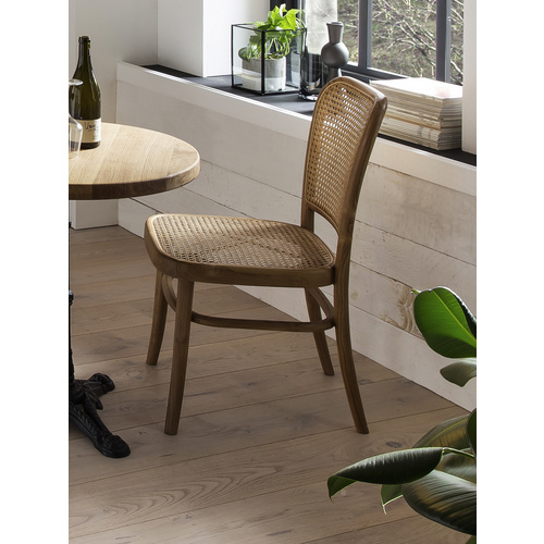 Thumbnail - SIT Stuhl »SIT&CHAIRS«, BxHxT: 44 x 93 x 53 cm, Teakholz/rattan - beige