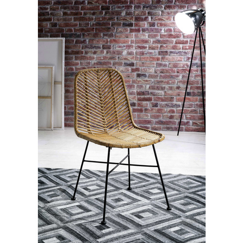 Thumbnail - SIT Stuhl-Set »RATTAN«, BxHxT: 44 x 87 x 57 cm, rattan/metall - beige