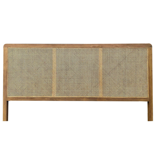 Thumbnail - SIT Kopfteil »Romanteaka«, BxL: 200 x 4 cm, Teakholz/Rattan - beige