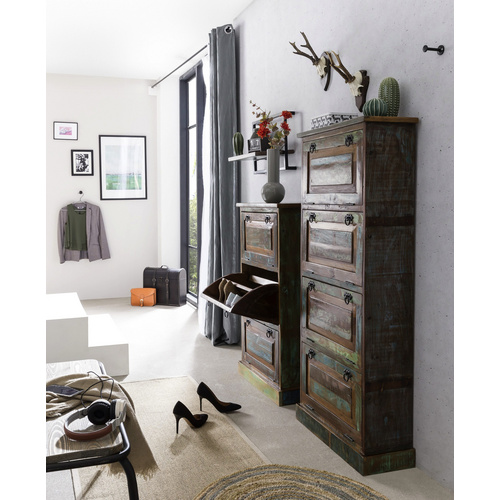 Thumbnail - SIT Schuhschrank »RIVERBOAT«, Altholz - bunt