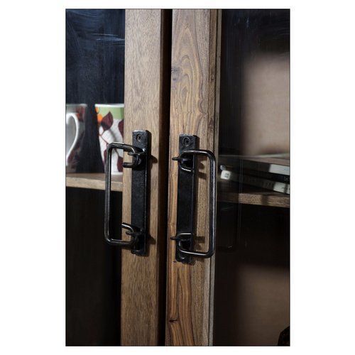 Thumbnail - SIT Vitrine »PANAMA«, Akazienholz/Metall, 4-türig - braun