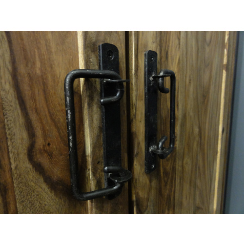 Thumbnail - SIT Vitrine »PANAMA«, Akazienholz/Metall, 4-türig - braun