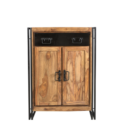 Thumbnail - SIT Highboard »PANAMA«, natur/schwarz, akazienholz/metall - beige