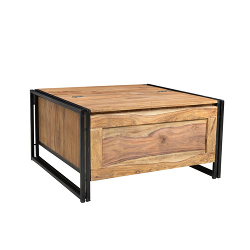 Thumbnail - SIT Couchtisch »PANAMA«, BxH: 90 x 47 cm, akazienholz/altMetall - beige