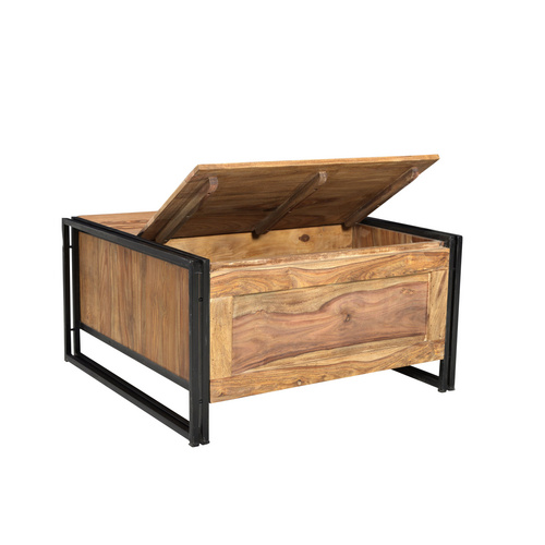 Thumbnail - SIT Couchtisch »PANAMA«, BxH: 90 x 47 cm, akazienholz/altMetall - beige