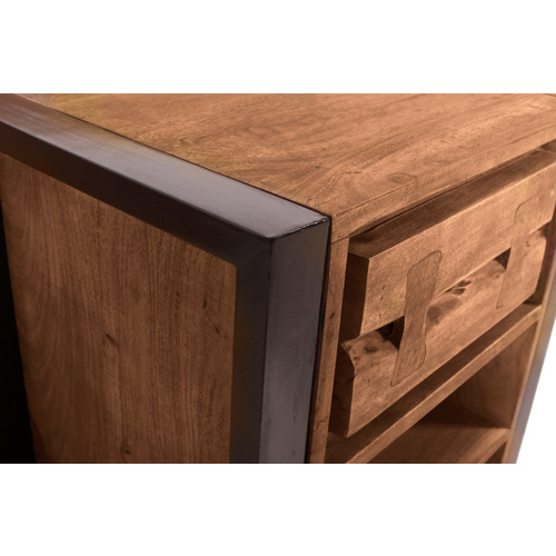 Thumbnail - SIT Nachtkonsole »NATURAL EDGE«, Akazienholz/Metall - braun