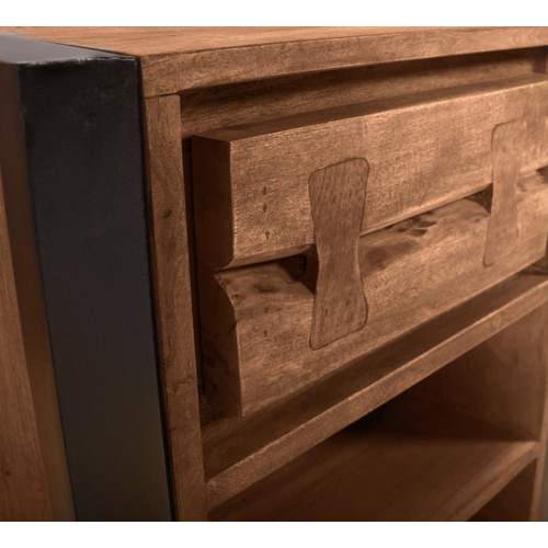 Thumbnail - SIT Nachtkonsole »NATURAL EDGE«, Akazienholz/Metall - braun