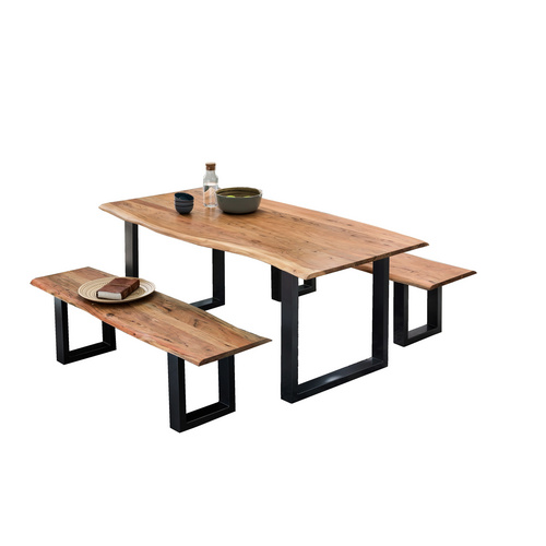 Thumbnail - SIT Tischgruppe »TABLES & CO«, BxHxT: 180 x 77 x 90 cm, Akazienholz/metall - beige
