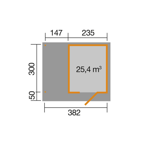 WEKA Gartenhaus »Designhaus 172 A«, Ho...