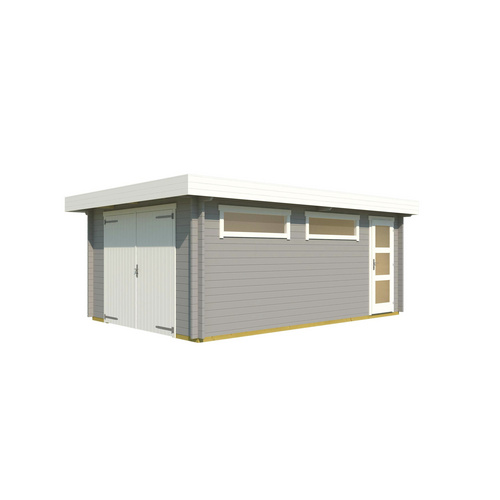 WEKA Garage, BxT: 422,7 x 600 cm, holz -...