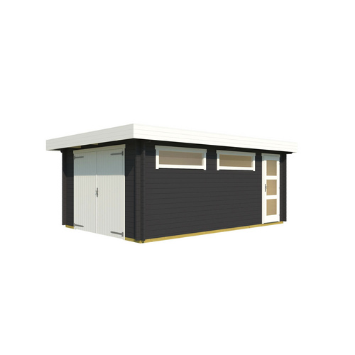 WEKA Garage, BxT: 422,7 x 600 cm, holz -...