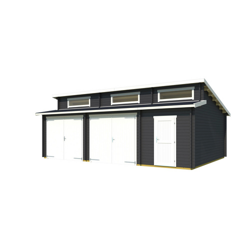 WEKA Garage, BxT: 820 x 579,6 cm, holz -...