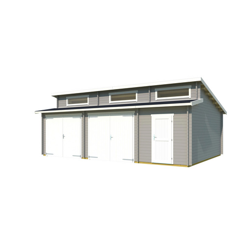 WEKA Garage, BxT: 820 x 579,6 cm, holz -...