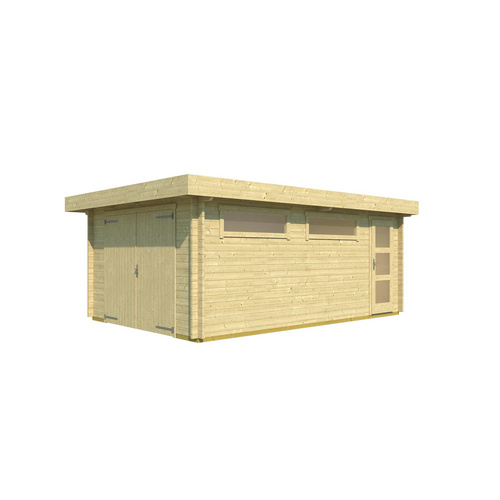 WEKA Garage, BxT: 422,7 x 600 cm, holz -...