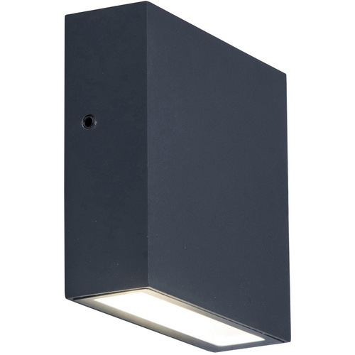 Lutec LED Außenwandleuchte Gemini XF anthrazit, IP54