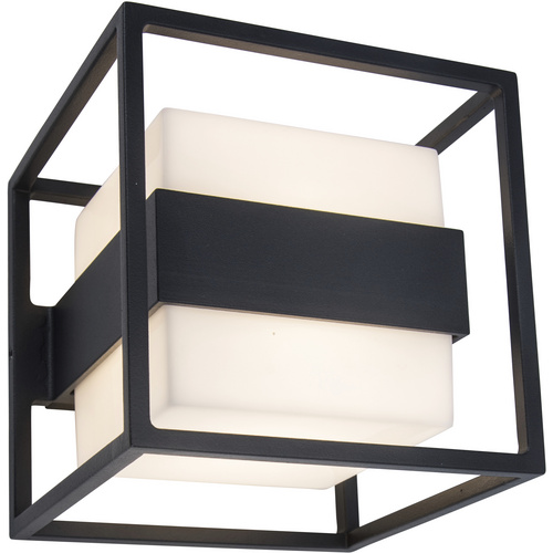 LED Wandleuchte Cruz in Anthrazit 13W 1000lm IP54
