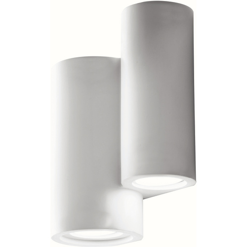 LUCE Design Wandleuchte »Banjie«, Gips, weiß – weiss