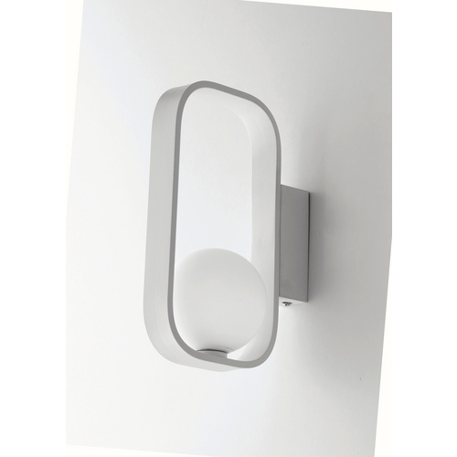 LUCE Design Wandleuchte »Roxy«, Aluminium, weiß – weiss