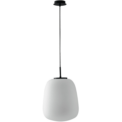 LUCE Design Pendelleuchte »TOLOMEO«, weiss/schwarz – schwarz | weiss