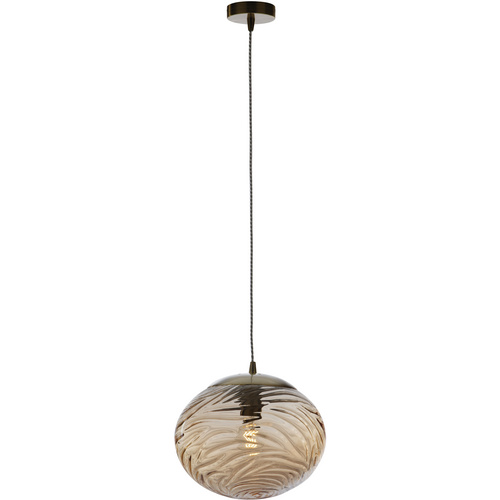 LUCE Design Pendelleuchte »NEREIDE«, Glas, champagner – beige