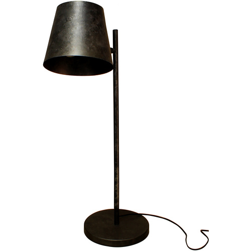 LUCE Design Tischleuchte »COLT«, E27, Höhe: 55 cm – grau