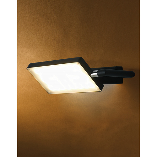 LUCE Design LED-Wandleuchte »Book«, schwarz, inkl. Leuchtmittel, Breite: 22,5 cm