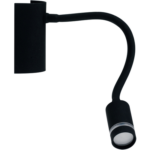 LED Wandleuchte Kepler in Schwarz 3W 100lm IP20