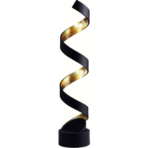 LUCE Design Tischleuchte »HELIX«, LED, inkl. Leuchtmittel, Höhe: 66 cm – schwarz