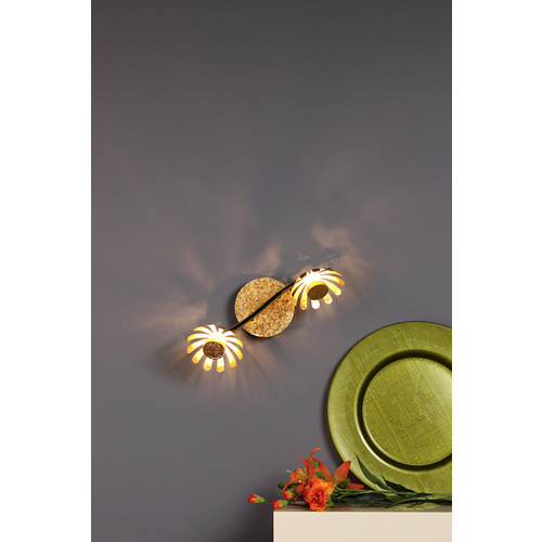 LUCE Design LED-Wand- und Deckenleuchte »Bloom-Spots«, goldfarben, inkl. Leuchtmittel