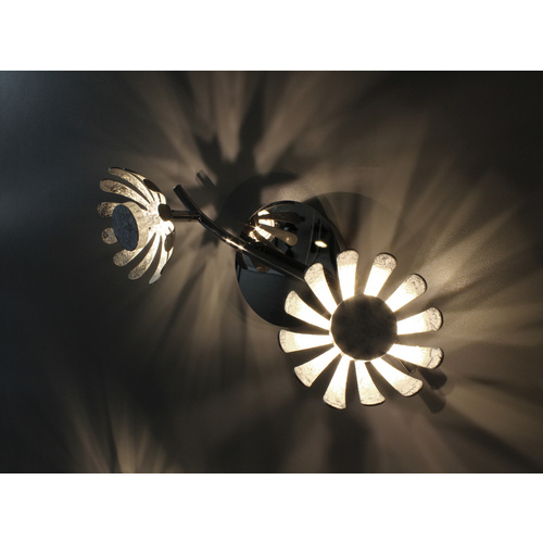 LUCE Design LED-Wand- und Deckenleuchte »Bloom-Spots«, silberfarben, inkl. Leuchtmittel