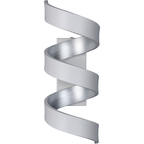 LUCE Design LED-Wandleuchte »Helix«, weiss/silberfarben, inkl. Leuchtmittel, Breite: 10 cm