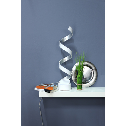 LUCE Design Tischleuchte »HELIX«, LED, inkl. Leuchtmittel, Höhe: 66 cm - weiss