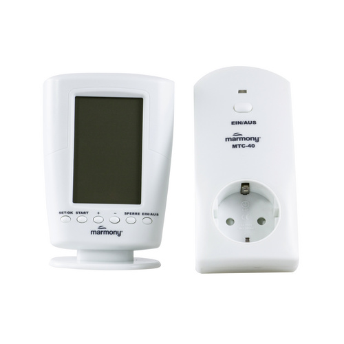 Marmony Raumthermostat Marmony Funk-Raumthermostat, max. 230 V, elektronisch, (Set), Funk, Digitales Display, Sender und Empfänger