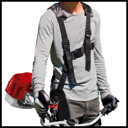 Thumbnail - EINHELL Benzin-Sense »Einhell Classic«, 1.25 kW / 1.7 PS, 42.7 cm³, 3-Zahn-Messer, mit Tragegurt - rot