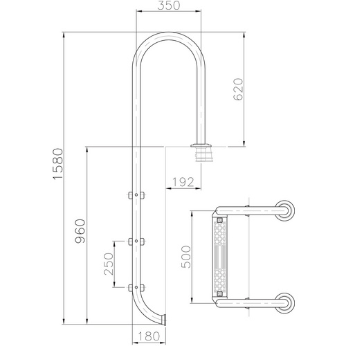 STEINBACH Einbaubeckenleiter »Steinbach...