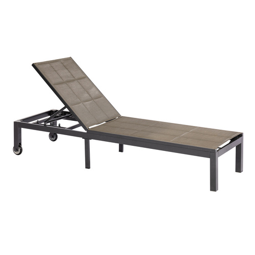 MERXX Gartenliege Trivero, Alu/Textil, verstellbar